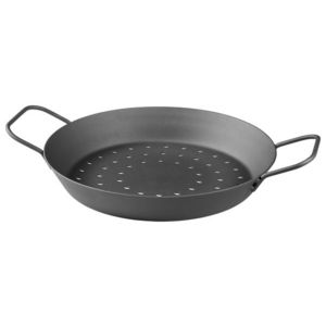 GRILLMEISTER Železná grilovacia panvica (železná panvica 28 cm, dierovaná) vyobraziť