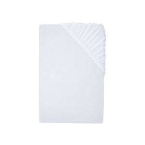 LIVARNO® Napínacia džersejová plachta, 140-160 x 200 cm (biela) vyobraziť