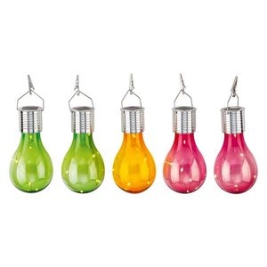LIVARNO® LED solárne žiarovky, 5 kusov (farebná) vyobraziť
