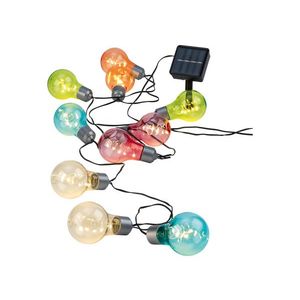 Solárna LED reťaz teplá biela, 50 LED vyobraziť