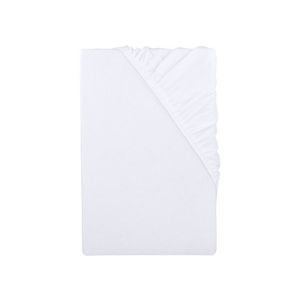 LIVARNO® Napínacia džersejová plachta, 90 – 100 x 200 cm (biela) vyobraziť