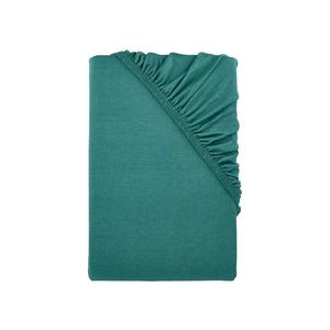 LIVARNO® Napínacia džersejová plachta, 90 – 100 x 200 cm (tmavozelená) vyobraziť