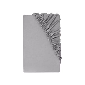LIVARNO® Napínacia plachta z džersejového mikrovlákna, 140 – 160 x 200 cm (sivá) vyobraziť