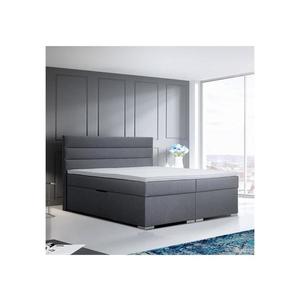 Čalúnená posteľ NEW BOLERO 180x200 cm, sivá, s úložným priestorom a matracami vrátane topperu BIA180x200 s matracemi a topperem vyobraziť