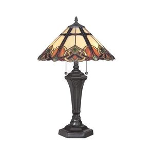 Elstead QZ-CAMBRIDGE-TL - Stolová lampa Tiffany BELLE 2xE27/75W/230V QZ-CAMBRIDGE-TL vyobraziť