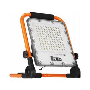 SmartLED Nabíjateľný LED reflektor so stojanom, 50 W, 3, 2 V, 4500 K, 5000 mAh, IP65, oranžový 5891 vyobraziť