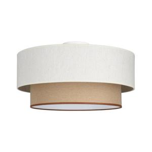 Stropné svietidlo NATIA 1xE27/60W/230V pr. 45 cm biela/hnedá H0235 vyobraziť