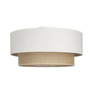 Stropné svietidlo NATIA 1xE27/60W/230V pr. 45 cm biela/hnedá H0241 vyobraziť