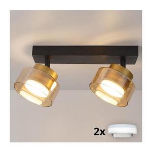 Brilagi - LED Bodové svietidlo AURA LUX 2xGX53/30W/230V čierna/zlatá WO-OEM-CF-07-GLD vyobraziť