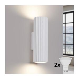 BRILAGI - LED nástenné svietidlo CRESTO 2xGU10/10W/230V 20 cm biela BR.1647 vyobraziť