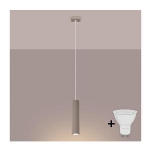 BRILAGI - LED luster na lanku CRESTO 1xGU10/10W/230V taupe BR.1759 vyobraziť