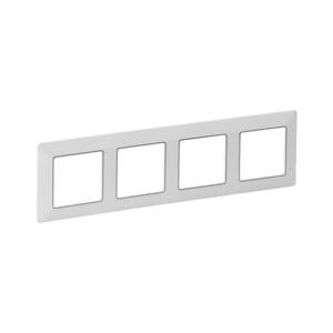 Legrand 754034 - okvir za stikala VALENA LIFE 4P, bela/krom 754034 vyobraziť