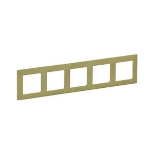 Legrand 754085 - Rámček pre vypínače VALENA LIFE 5P zelený 754085 vyobraziť