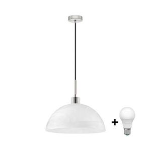 Eglo LED luster na lanku 1xE27/60W/230V biela/čierna 1xEG32517+1xNSLA49427 vyobraziť