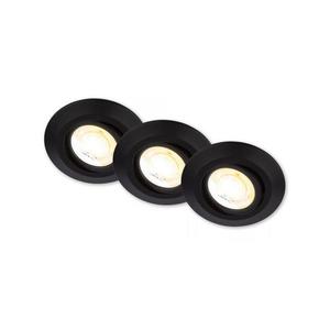 Briloner 7587035-SADA 3xLED Kúpeľňové podhľadové svietidlo KLIRA LED/4, 9W/230V IP23 čierna 7587035 vyobraziť