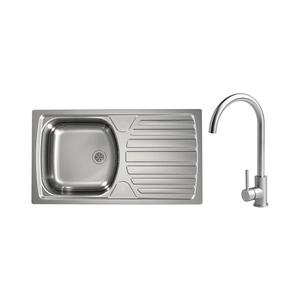 ALVEUS - Kuchynský drez BASIC 78x43, 5 cm + drezová batéria VIOLA 36, 7 cm nerez AV0146+AV0148 vyobraziť