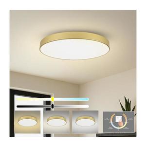 Brilagi-LED Stropné svietidlo POOL, LED 128 W, 230 V, 3000/4500/6000 K, Ø 100 cm, zlaté BRI567 vyobraziť