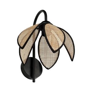 Osram - Nástenné svietidlo DECOR RATTAN 1xE27/15W/230V béžová/čierna 4058075847262 vyobraziť