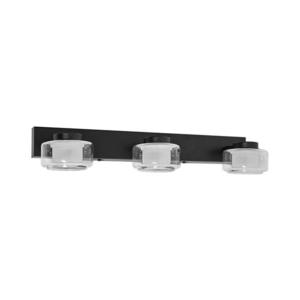 Osram - LED kúpeľňové nástenné svietidlo ORBIS FLAME 3xLED/5, 5W/230V IP44 čierna 4099854447884 vyobraziť