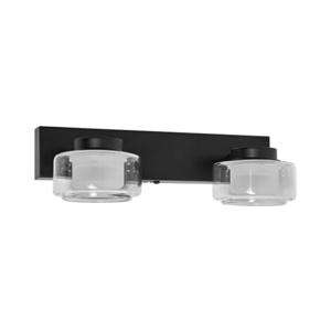 Osram - LED kúpeľňové nástenné svietidlo ORBIS FLAME 2xLED/5, 5W/230V IP44 čierna 4099854447785 vyobraziť