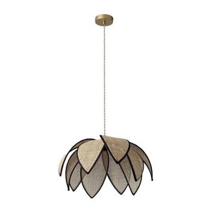 Osram - Závesný luster na lanku DECOR RATTAN 1xE27/15W/230V pr. 48 cm béžová/čierna 4058075847248 vyobraziť