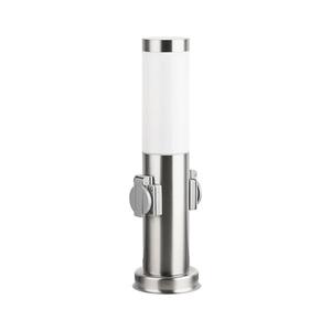Brilagi - Vonkajšie svietidlo s dvoma zásuvkami SCHUKO, 1×E27/15W/230V, 40 cm, IP44, chróm FG-KH142PSH-40-2SO-SIL vyobraziť