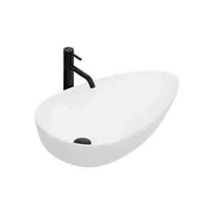 REA-U8537 - Umývadlo na dosku GRETA 40x65, 5 cm keramika/lesklá biela REA-U8537 vyobraziť