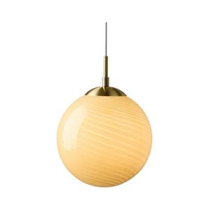 Halo Design 748471 - Luster na lanku CANDY 1xE27/25W/230V priemer 25 cm béžová/mosadz 748471 vyobraziť