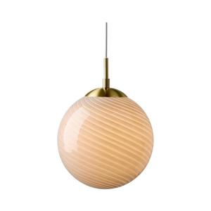 Halo Design 748464 - Luster na lanku CANDY 1xE27/25W/230V pr. 25 cm sivá/mosadz 748464 vyobraziť