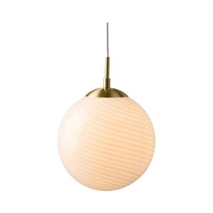 Halo Design 748563 - Závesné svietidlo na lanku CANDY 1xE27/25W/230V Ø 30 cm krémová/mosadz 748563 vyobraziť