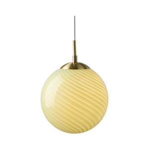 Halo Design 748525 - Závesné svietidlo na lankách CANDY 1xE27/25W/230V pr. 25 cm zelená/mosadz 748525 vyobraziť
