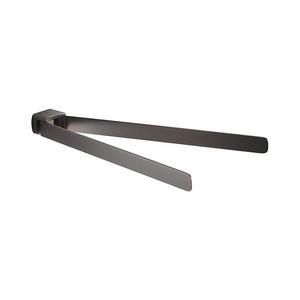 Gedy - Nástenný vešiak na uteráky PIRENEI 35, 9 cm metalická sivá PI2381 vyobraziť