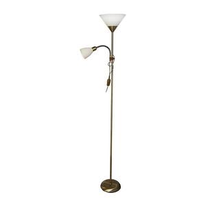 light Stojacia lampa WENDY 1xE27/100W/230V + 1xE14/40W mosadz 3070FLPT/BL vyobraziť
