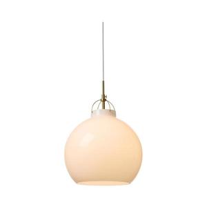 Halo Design 748068 - Závesný luster na lane TOSCANA 1xE27/40W/230V, priemer 36 cm, krémová/mosadz 748068 vyobraziť