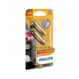 SADA 2x Autožiarovka Philips VISION 12844B2 C5W SW8, 5/5W/12V Phil-12844B2 vyobraziť