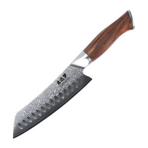 Gudaro - Damaškový kuchynský nôž TAKUMI 7", 67 vrstiev ocele, dĺžka 17, 5cm, orech GD1003-D vyobraziť