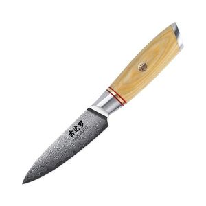 Gudaro - Damaškový kuchynský nôž HIKARI 3, 5", 67 vrstiev ocele, dĺžka 9, 5 cm GD1005-B vyobraziť