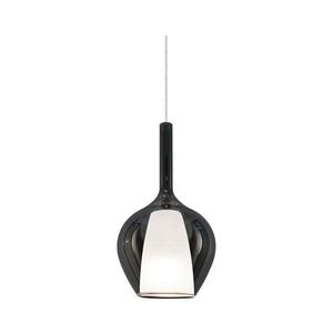 Ideal Lux - Závesný luster na kábli KALIQUE 1xE27/42W/230V priemer 18 cm dymová čierna 359861 vyobraziť