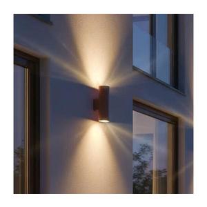 Ideal Lux - Vonkajšie nástenné svietidlo GUN 1xGU10/35W/230V 21 cm IP44 hnedé 163635 vyobraziť