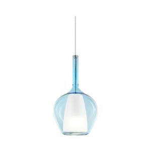 Ideal Lux - Luster na lanku KALIQUE 1xE27/42W/230V pr. 18 cm dymová modrá 359960 vyobraziť