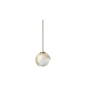 Ideal Lux - Závesný luster na lanku BLOOM 1xE27/42W/230V pr. 17 cm zlatá/dymová béžová 366647 vyobraziť