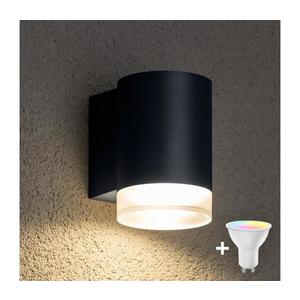 Brilagi -LED RGBW vonkajšie nástenné svietidlo MATERA 1xGU10/6W/230V antracit IP54 BG0977+AI2383 vyobraziť