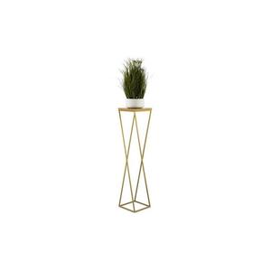HowHomely Stojan na kvety LOFT 100x24 cm zlatá/hnedá 10-1631-100-GL-MDF vyobraziť