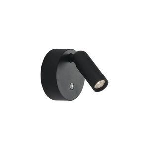 Ideal Lux BEAN - dobíjateľné stmievateľné nástenné LED bodové svietidlo, 3W/5V, CRI 95, čierna 350240 vyobraziť