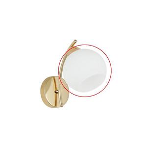 Náhradné sklo pre luster a nástennú lampu AMOS E27, pr. 13 cm, biela 71-36155 vyobraziť