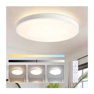 BRILAGI - stmievateľné LED svietidlo GLASS POOL DOUBLE LED/80W/230V 60 cm biele + diaľkový ovládač BRI750 vyobraziť
