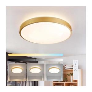 BRILAGI - Stmievateľné LED svietidlo GLASS POOL DOUBLE LED/60W/230V 50 cm zlaté + diaľkové ovládanie BRI747 vyobraziť