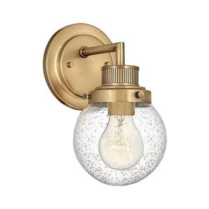 Elstead Quintiesse QN-POPPY1-HB-BATH - Kúpeľňové nástenné svietidlo POPPY 1xE27/60W/230V IP44 zlaté QN-POPPY1-HB-BATH vyobraziť