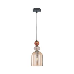 Light Prestige Luster na lanku TROPEA 1xE27/15W/230V čierna/dymovočervená/béžová LP-2004/1P M AM vyobraziť