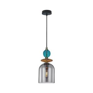 Light Prestige Závesné svietidlo s lankom TROPEA 1xE27/15W/230V čierna/dymová modrá/béžová LP-2004/1P M SM vyobraziť